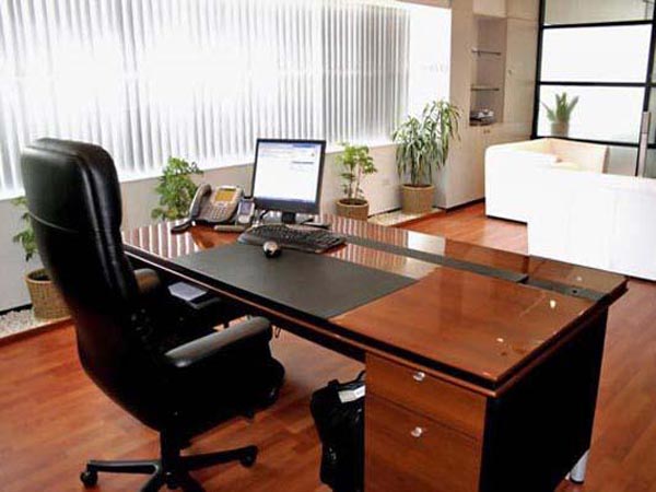 Bố trí bàn vi tính trong văn phòng cũng nên sử dụng đồ dùng văn phòng phẩm, cây xanh