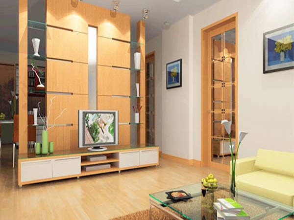 dựa vào đặc điểm của không gian và ưu điểm của chất liệu tạo nên vách ngăn