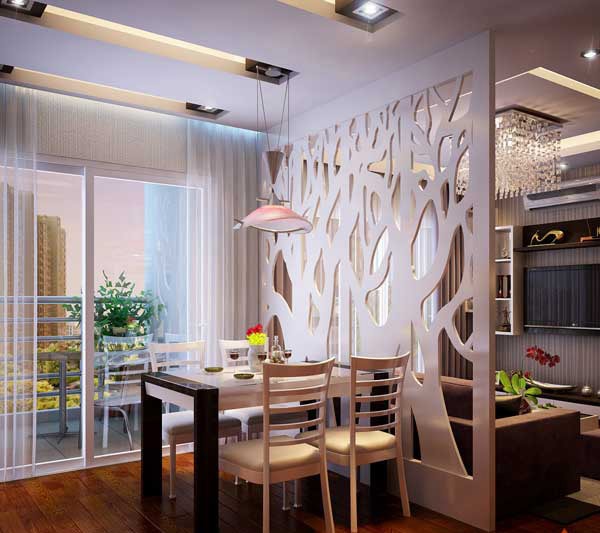 Ứng dụng vách ngăn cho phòng bếp
