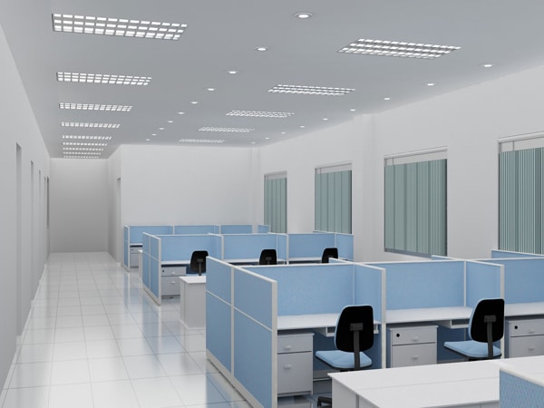 Cách phối màu vách ngăn và bàn làm việc cần năm một số nguyên tắc về màu sắc