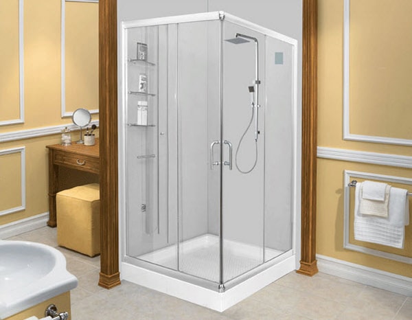 Vách ngăn kính nhà tắm nên chọn loại kính cường lực vừa an toàn lại có độ bền cao