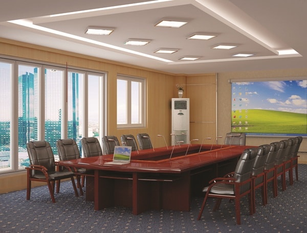 Bàn họp dài 3m thường phù hợp cho 10-12 người ngồi dự