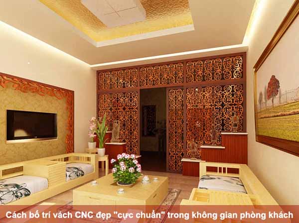 Cách bố trí vách CNC đẹp 
