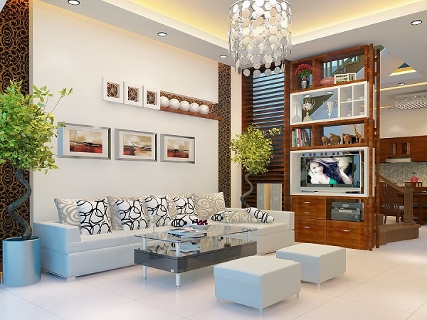 Những loại vách ngăn phòng khách và phòng ăn được ưa chuộng hiện nay