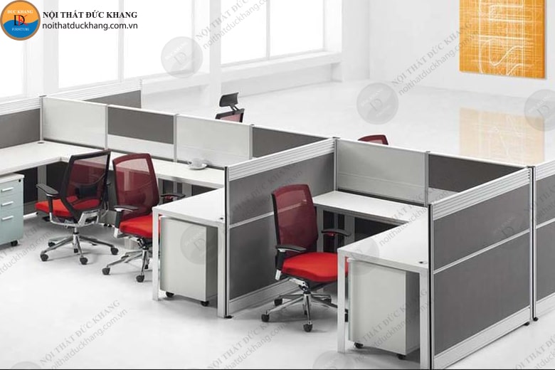 Vách ngăn bàn làm việc bằng nỉ